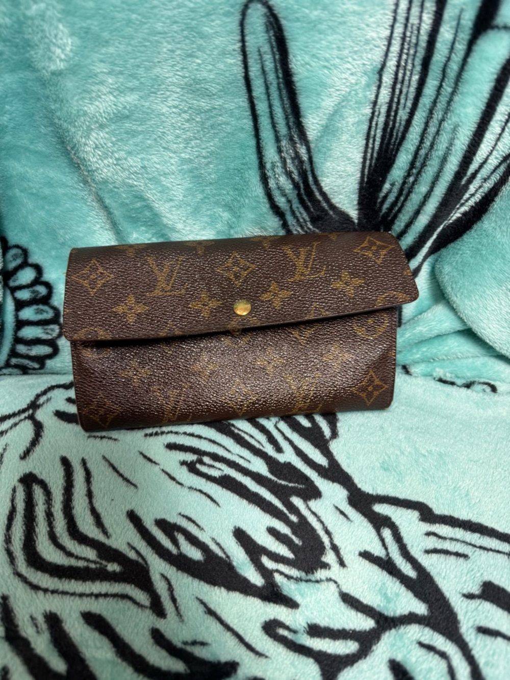 Louis Vuitton Brown Monogram Snap Wallet
